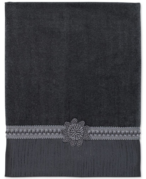 Braided Cuff Medallion Hand Towel, 16" x 30"