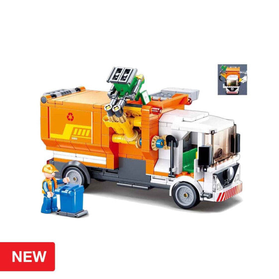 SLUBAN Town Garbage Truck 326 Pieces