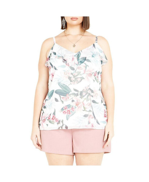 Plus Size Nicole Print Cami