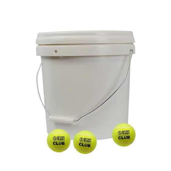 SPORTI FRANCE Bucket Of 36 Tennis Club Balls Sporti France