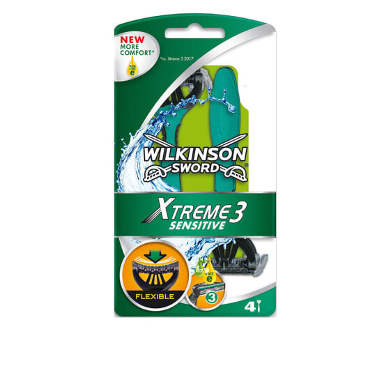 XTREME-3 SENSITIVE disposable razor 4 u