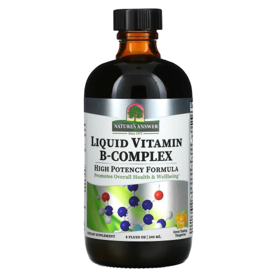 Liquid Vitamin B-Complex, Tangerine , 8 fl oz (240 ml)