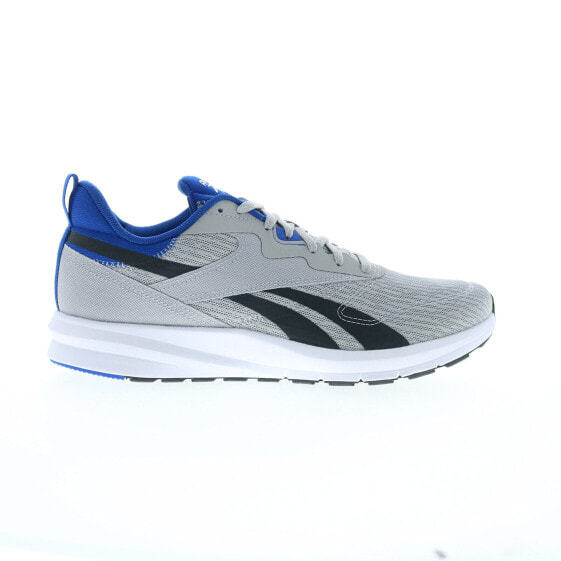 Reebok Runner 4 4E Mens Gray Wide Canvas Athletic Running Shoes