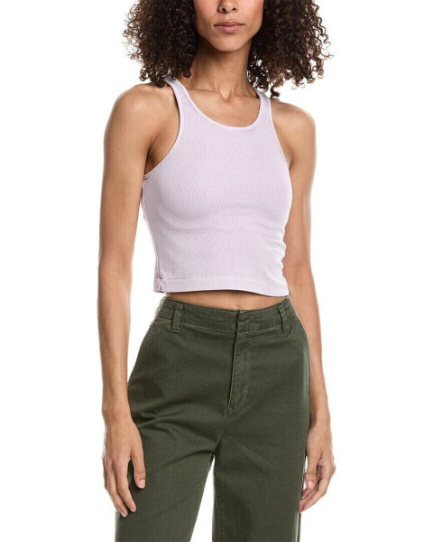 John Elliott Mineral Wash Gemini Rib Cropped Tank Women's