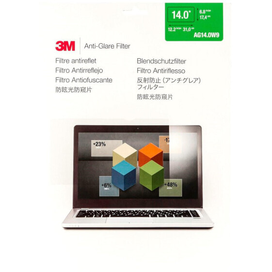 3M AG140W9 Anti-Glare Filter Widescreen Laptops 14´´ Screen Protector