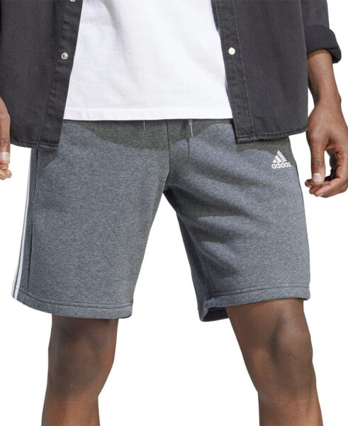 Men's 3-Stripes 10" Fleece Shorts