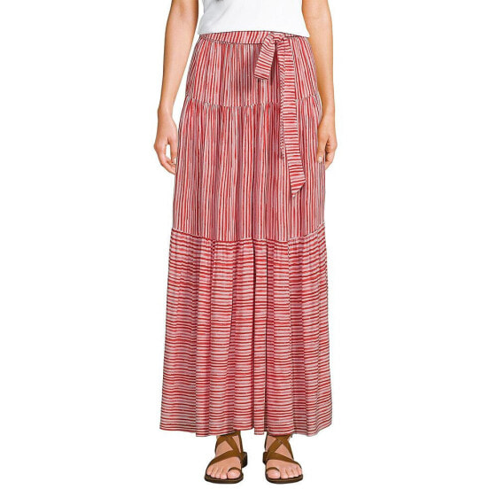 Women's Tiered Rayon Maxi Skirt