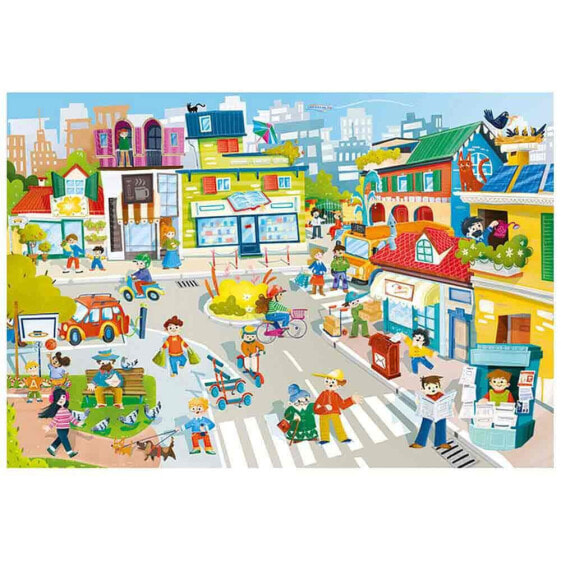 LUDATTICA Giant The Eco-Friendly City Puzzle