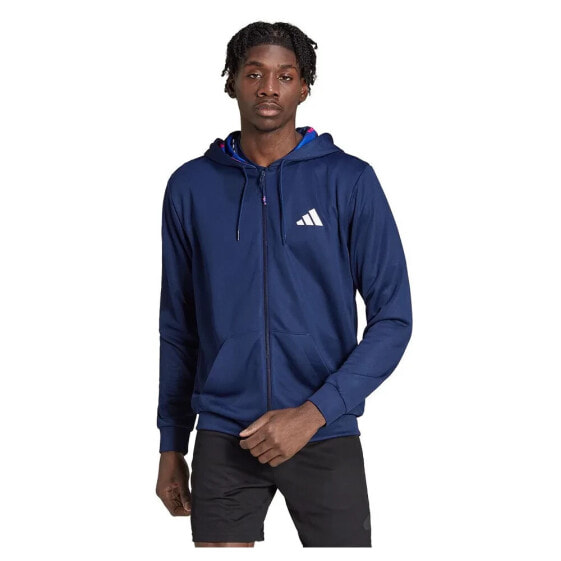 ADIDAS Tr-Es+ Bl full zip sweatshirt