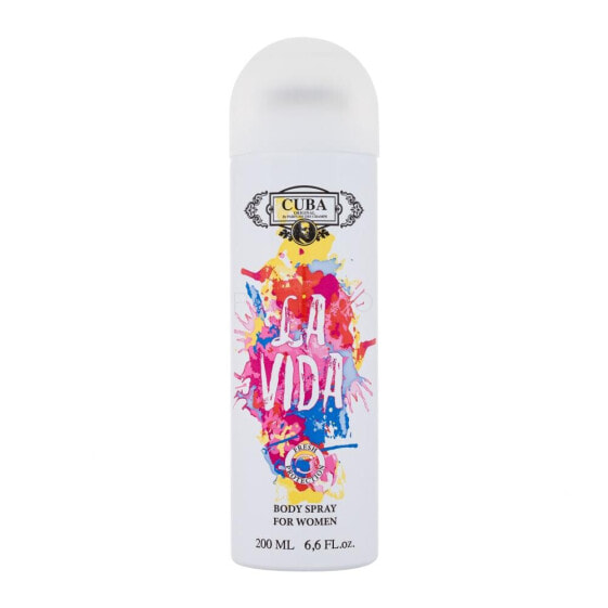 Cuba La Vida 200 ml deodorant Deospray für Frauen