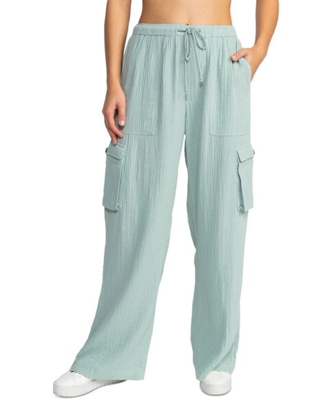 Juniors' Cotton Precious Cargo Beach Pants