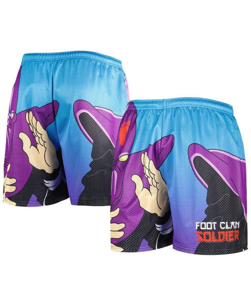 Men's Blue Teenage Mutant Ninja Turtles Foot Soldier Shorts