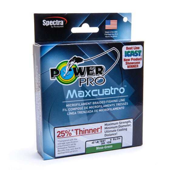 PowerPro Maxcuatro Fishing Braid | White | 80 lb | 300 yd