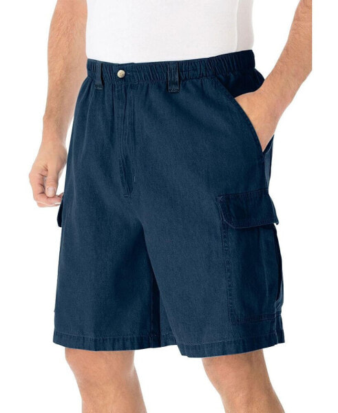 Big & Tall Knockarounds 8" Full-Elastic Cargo Shorts