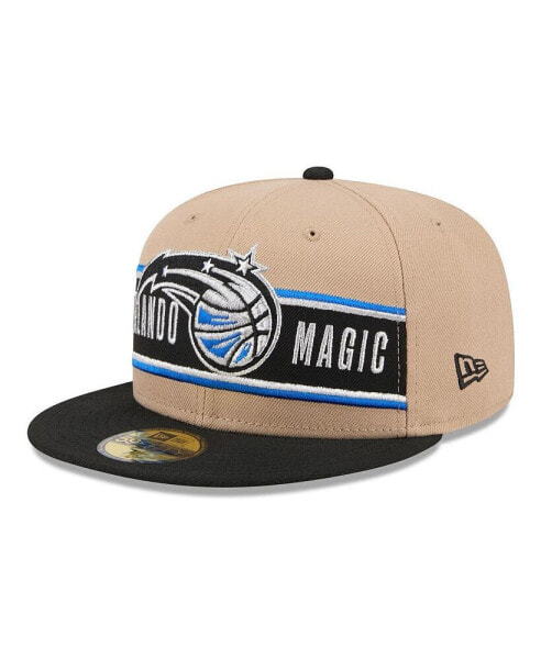 Men's Tan/Black Orlando Magic 2024 NBA Draft 59FIFTY Hat