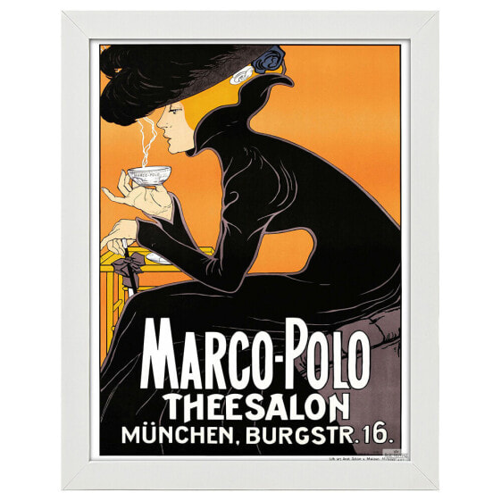 Bilderrahmen Poster Marco Polo Theesalon