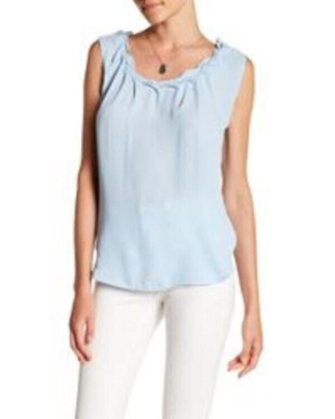 Топ Catherine Malandrino Sleeveless Blue Blouse