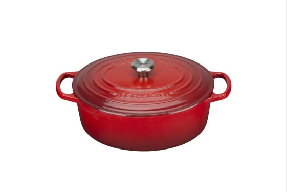 Le Creuset 21178270602430 - 4.1 L - Red - Cast iron - Enamel - Cast iron - Cast iron