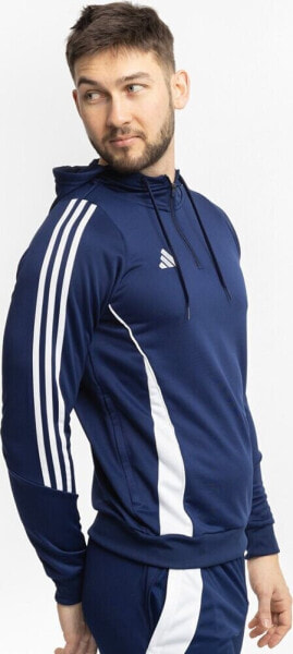 Adidas Bluza męska adidas Tiro 24 Training Hoodie niebieska IR9398 2XL