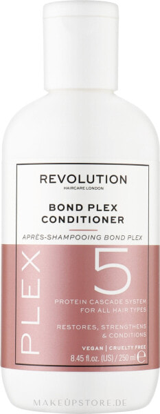 Stärkende und pflegende Haarspülung - Makeup Revolution Plex 5 Bond Plex Conditioner 250 ml