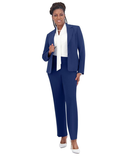 Notched-Collar Two-Button Blazer, Women's & Plus Size