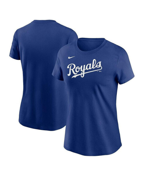 Women's Royal Kansas City Royals Wordmark T-Shirt