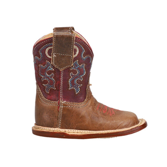 Roper Cowbaby Square Toe Cowboy Infant Girls Size 2 M Casual Boots 09-016-7912-