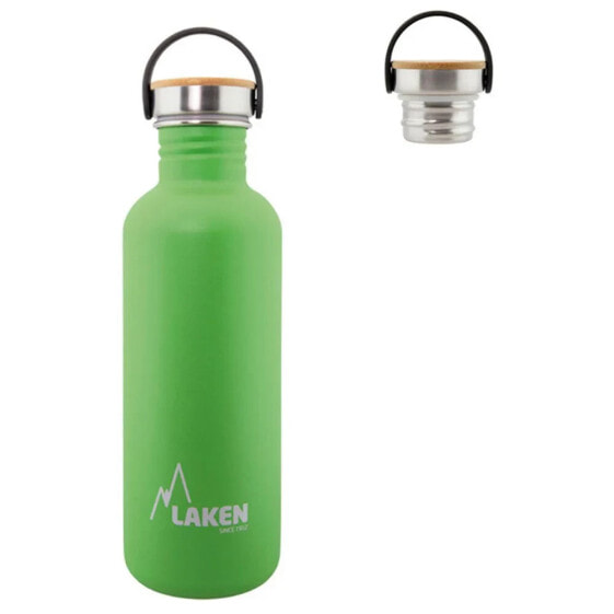 LAKEN Stainless Steel Bottle Basic Steel Bamboo