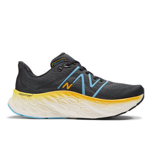 New Balance Men's Fresh Foam X More v4 Black/Blue/Orange Size 12.5 D