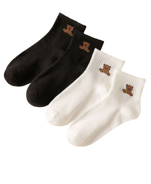 Teddy Ankle Two Pack socks