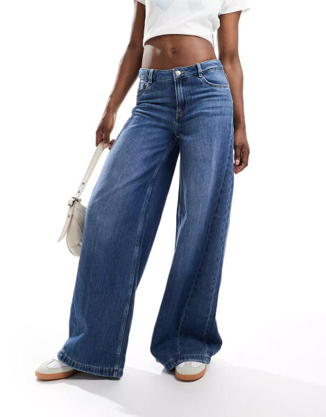 Pimkie palazzo jeans in blue wash