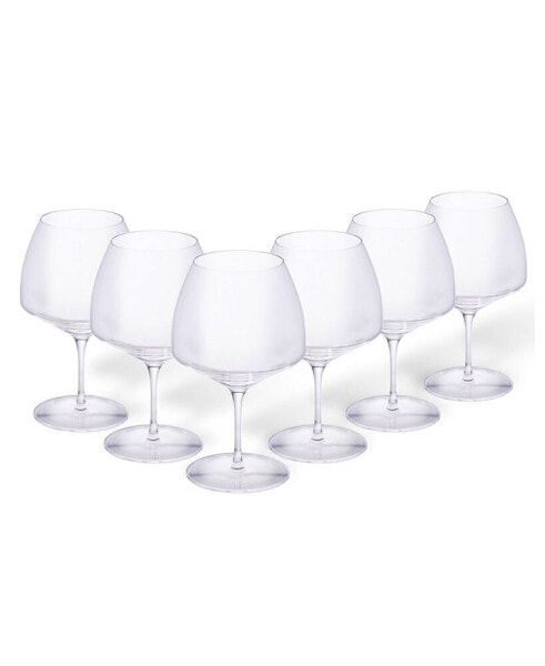 Bordeaux Wine Glasses, Set of 6