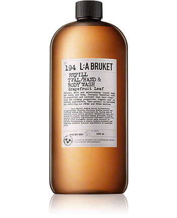 L:A BRUKET Cleansing 194 Refill Hand & Body Wash Grapefruit Leaf (1000 ml)