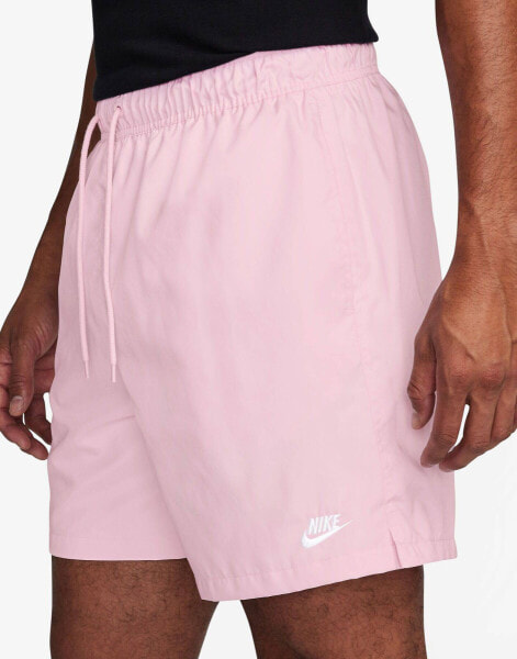 Nike Club woven shorts in pink