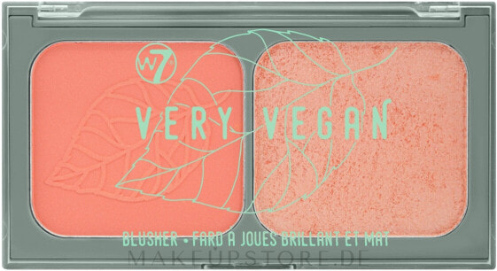 Gesichtsrouge - W7 Very Vegan Duo Blusher Freesia