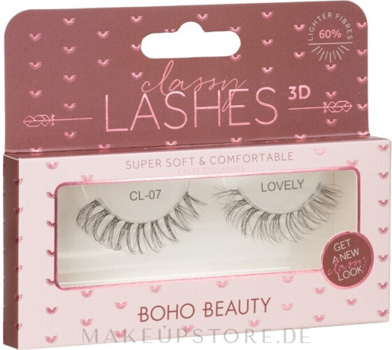 Künstliche Wimpern - Boho Beauty Classy Lashes 3D CL-07 Lovely