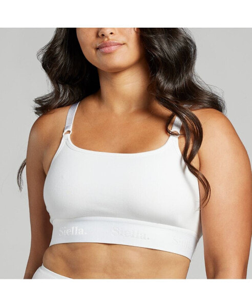 Women's Organic Cotton Scoop Neck Bralette