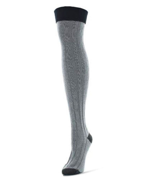 Женские носки MeMoi womens Mixed Color Over The Knee Socks