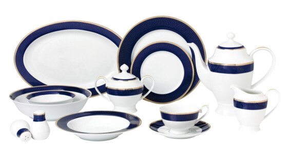 Midnight 57-Pc. Dinnerware Set, Service for 8