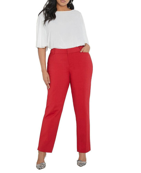 Plus Size Kady Fit Double-Weave Pant