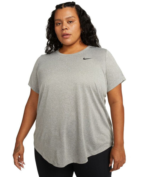 Plus Size Active Dri-FIT Women's Short-Sleeve Logo T-Shirt