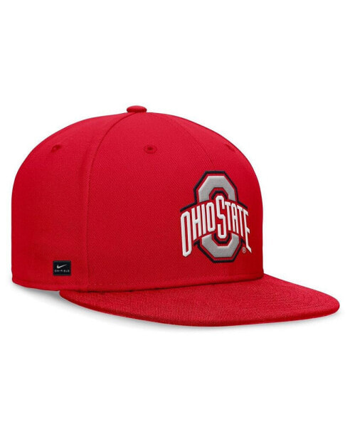 Men's Scarlet Ohio State Buckeyes On-Field Pro Fitted Hat