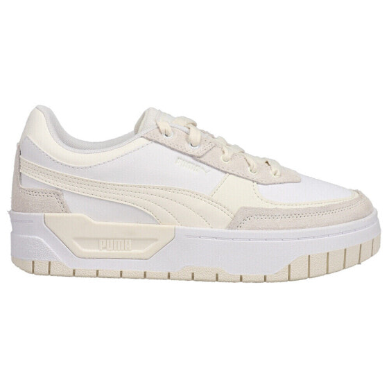 Puma Cali Dream Tweak Platform Womens Off White, White Sneakers Casual Shoes 38