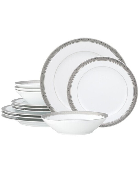 Crestwood 12 Piece Set, Service For 4