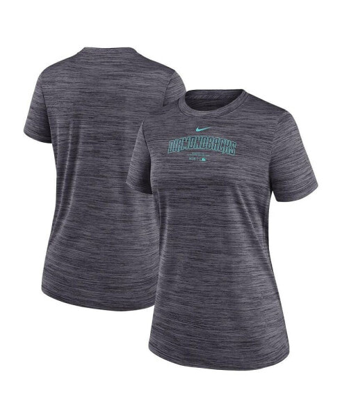 Women's Black Arizona Diamondbacks Authentic Collection Velocity Performance T-shirt