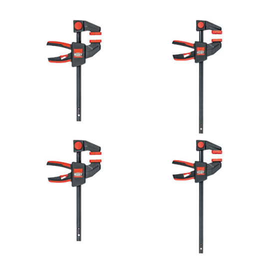 Bessey Einhandzwinge-Set: 2x EZM15-6 und 2x EZL30-8