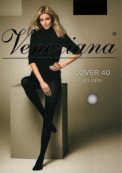 Strumpfhose für Damen Cover 3D 40 Den grafitto - Veneziana 2