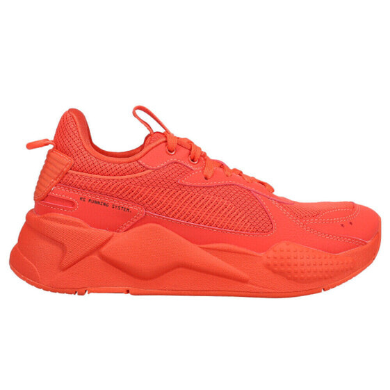 Puma RsX Mono Lace Up Womens Orange Sneakers Casual Shoes 38542801