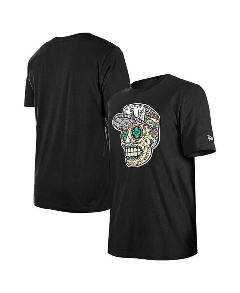 Men's Black Chicago White Sox Sugar Skulls T-Shirt