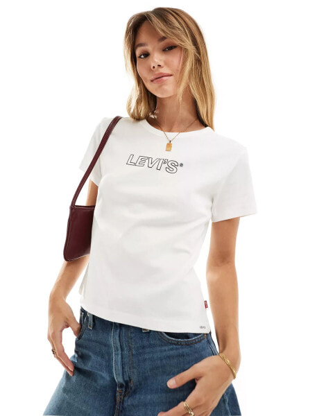 Levi's graphic Rickie tee in white